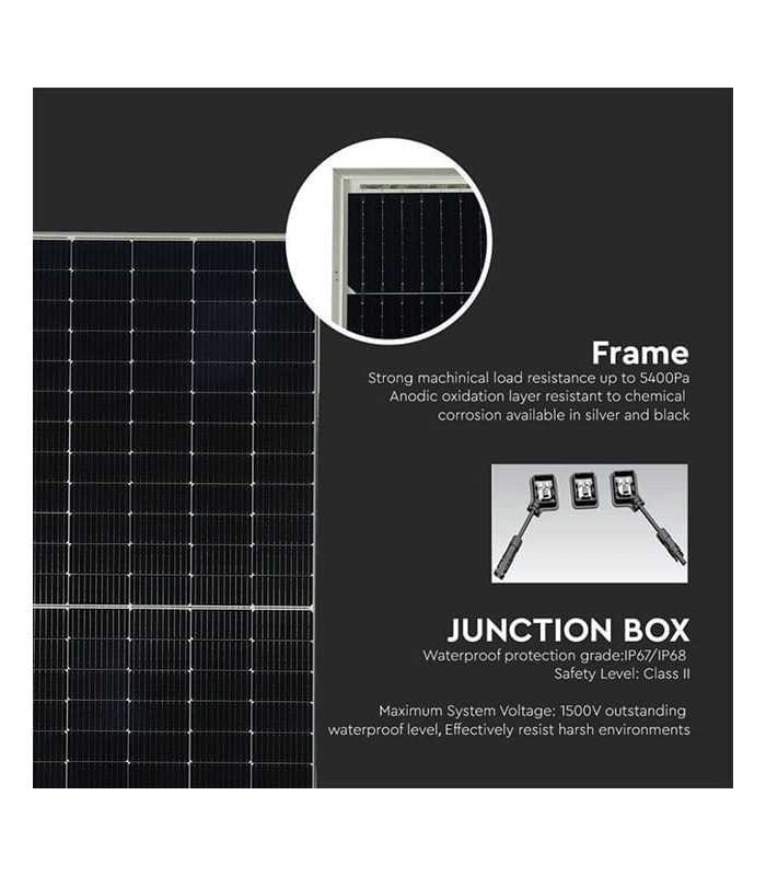 V-Tac 16.8 kW Solar Photovoltaic Panels 36V 545W 144 Cells IP68