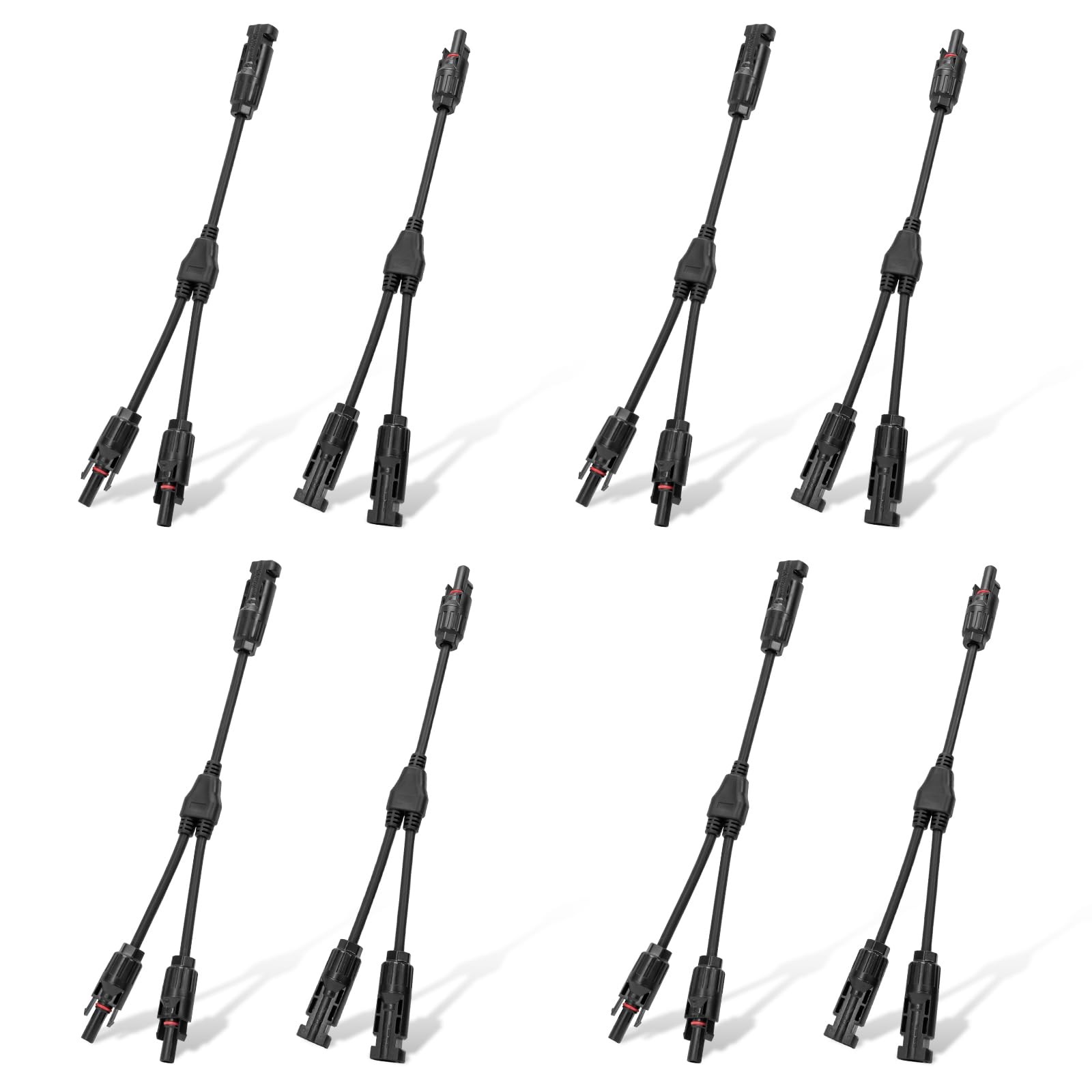 4 Pair Solar Connectors 30a Y Branch Parallel Pv Adapter Cable Wire Plug Tool Ki