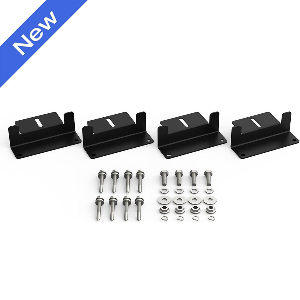 EcoFlow Rigid Solar Panel Mounting Feet With Screws Washers And Nuts
