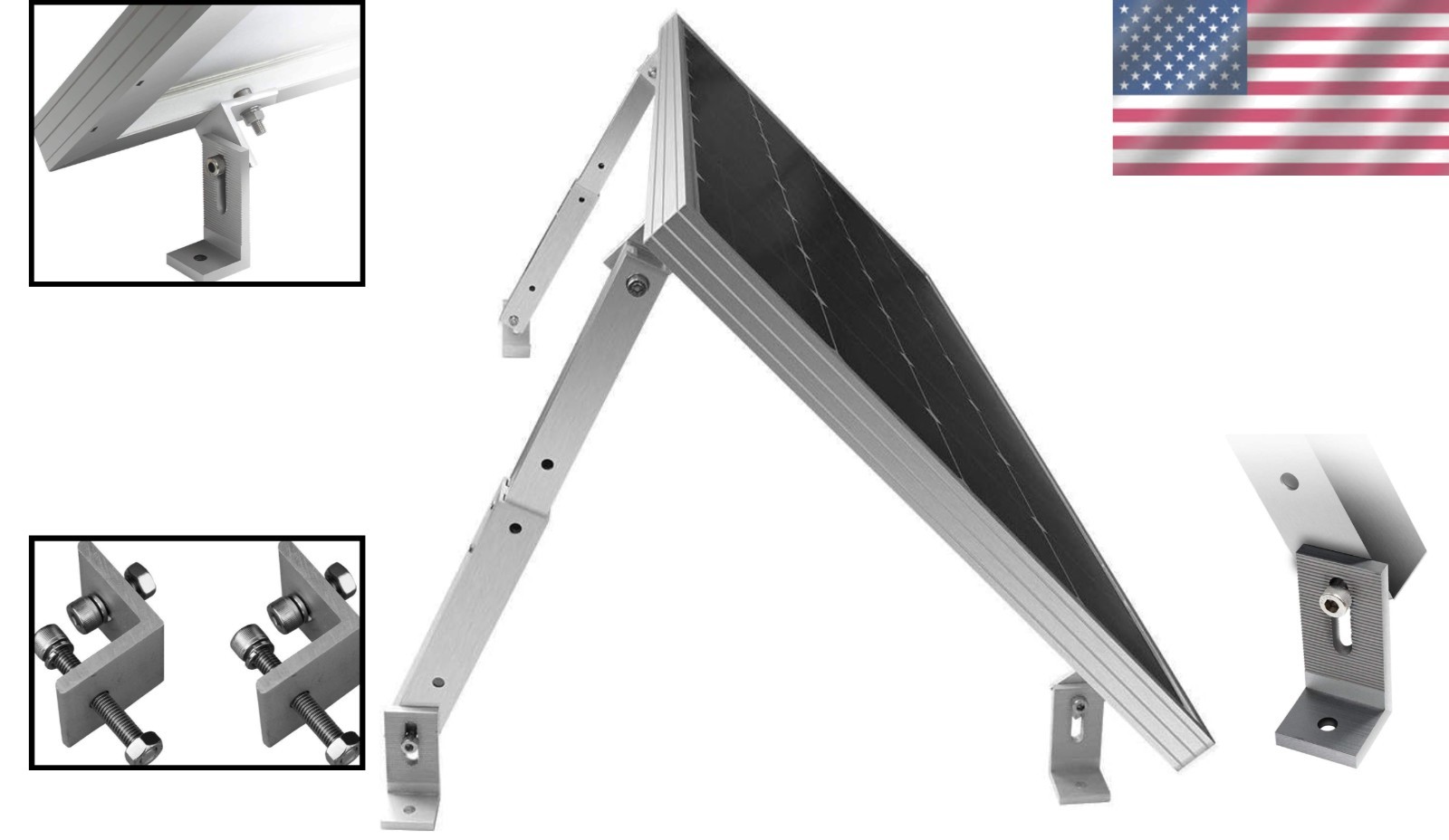 Ultra-Lightweight Solar Panel Adjustable Mounting Bracket – Maximum Efficiency
