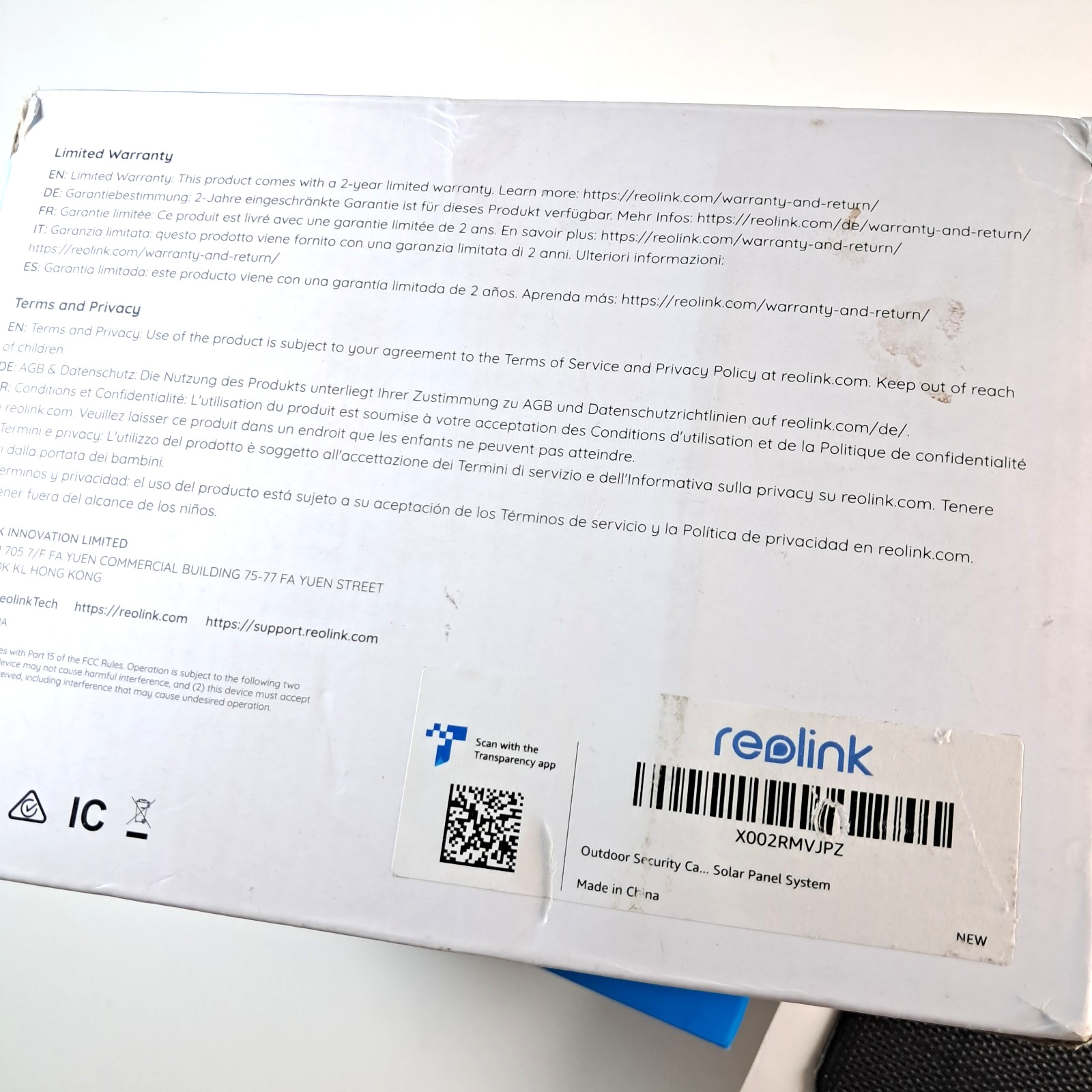 REOLINK Solar Panel and Antenna Replacement For Argus Eco Accessories