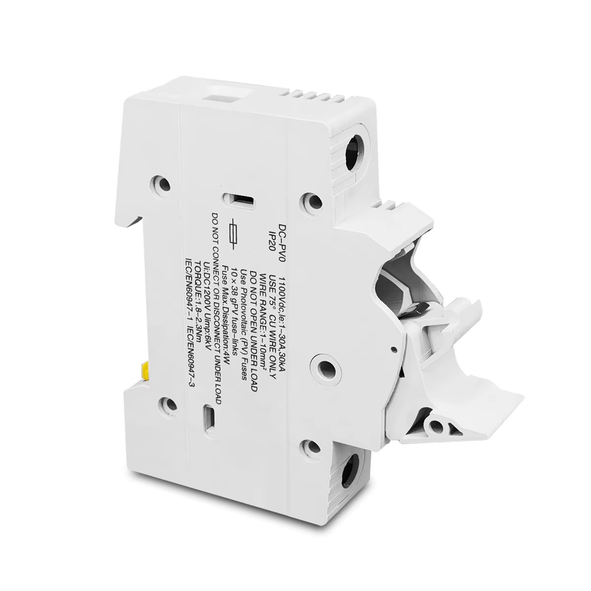 Solar PV Fuse Holder DC 1000V PV 10A/15A/30A High Voltage for Solar System Prote