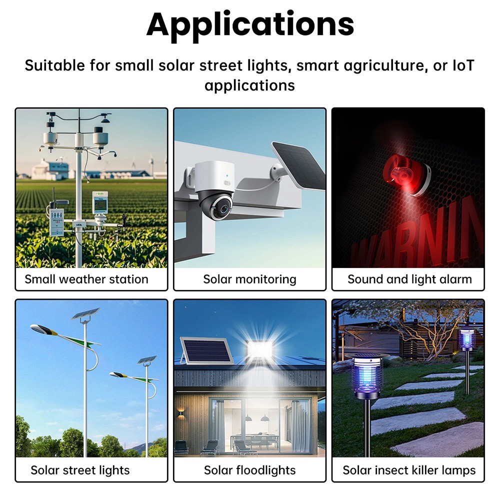 6-24V Solar Panel Power Management Module 5V 3A Supports MPPT, PD QC FCP SFCP