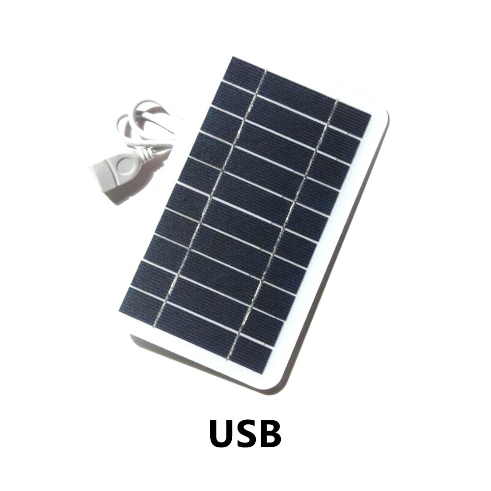 2W 5V Solar Panel Charger For Outdoor Phone Solar Mobile Power Charger Micro/USB