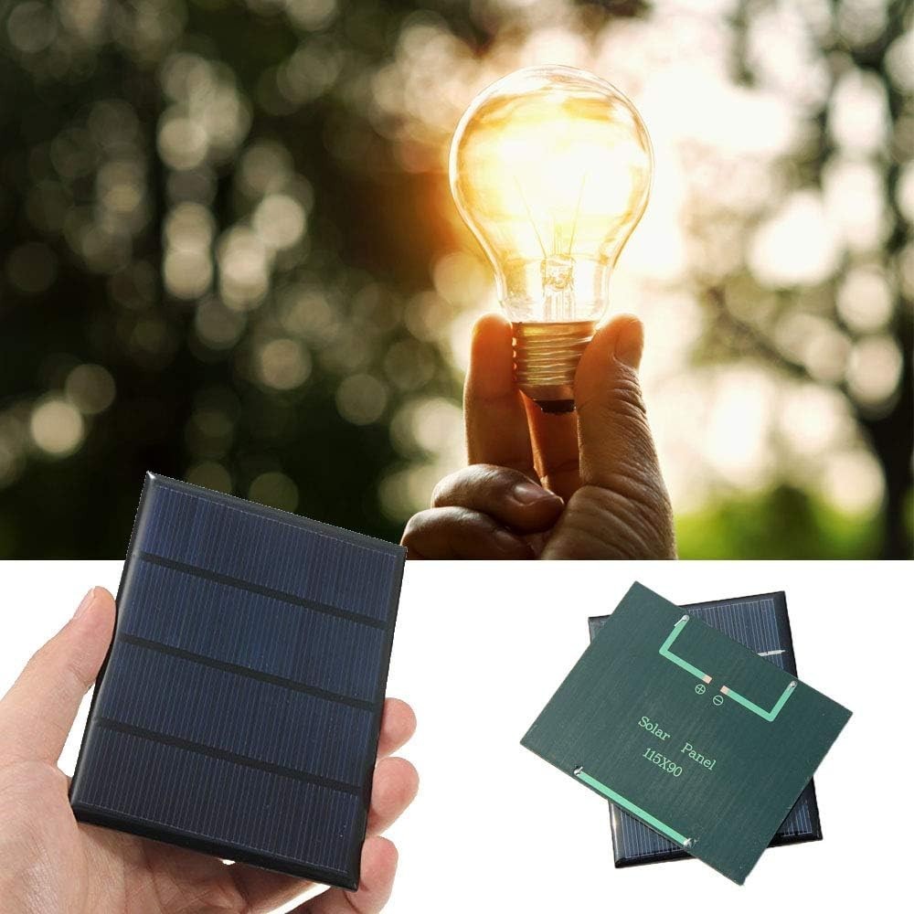 1.5W 12V High Efficiency Mini Solar Panel for DIY Projects and Emergency Power