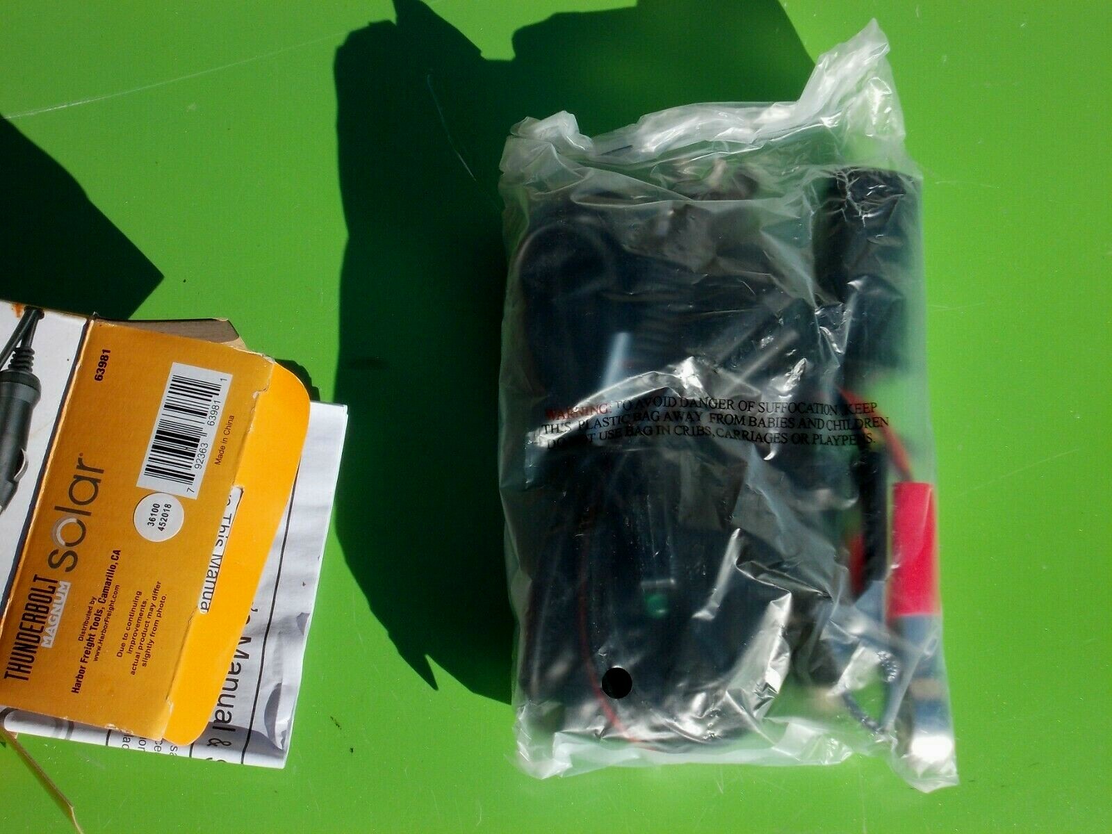 THUNDERBOLT MAGNUM 6PC SOLAR PANEL POWER CONNECTION CABLE KIT 12 VOLT 63981 PORT