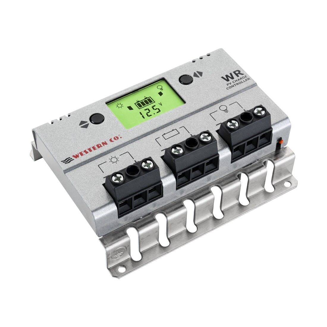30A 12V/24V solar charge controller with LCD display (caravan, boat, off-grid)