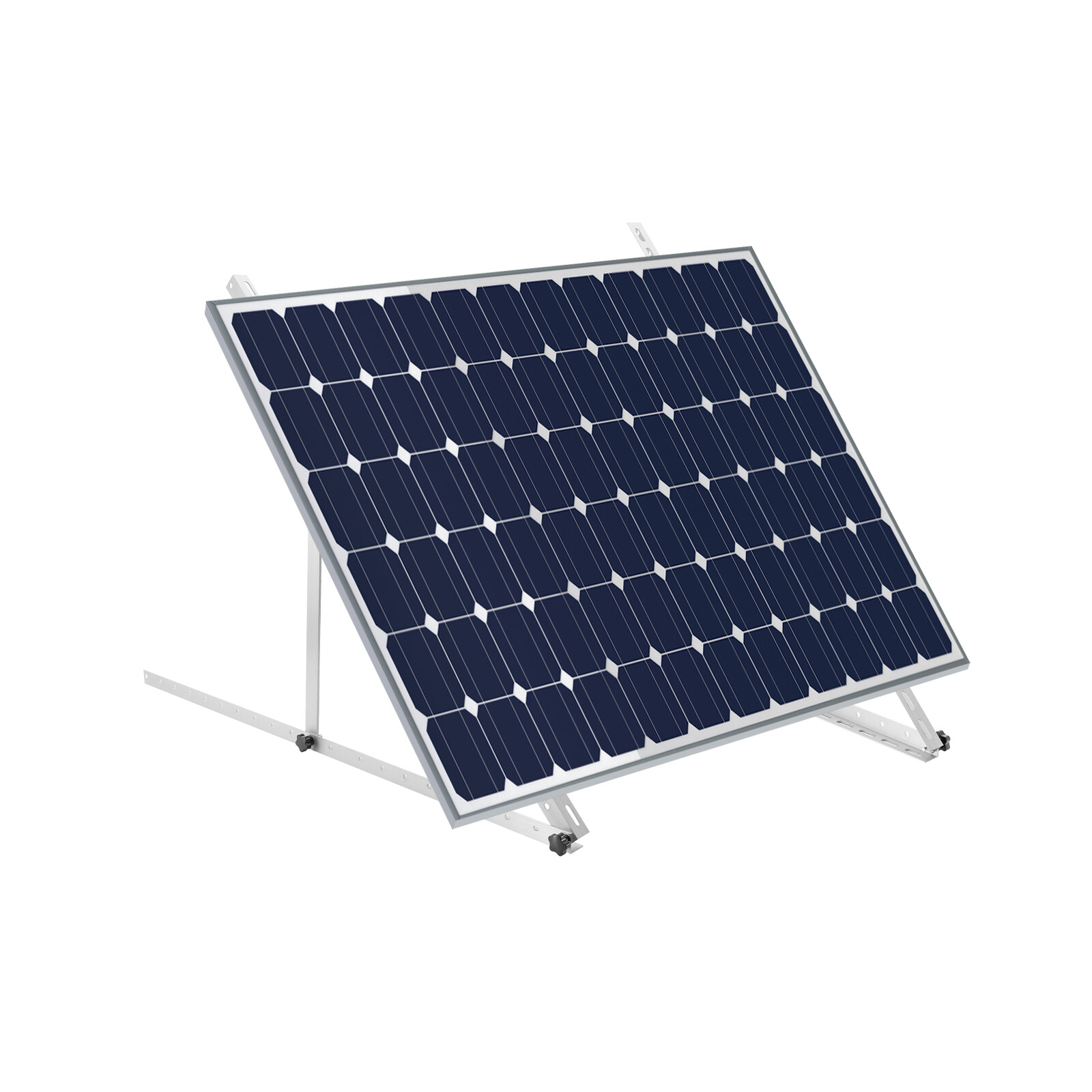 2 Pack 41 inches Adjustable Solar Panel RV Tilt Mount Brackets For Boat / Roof