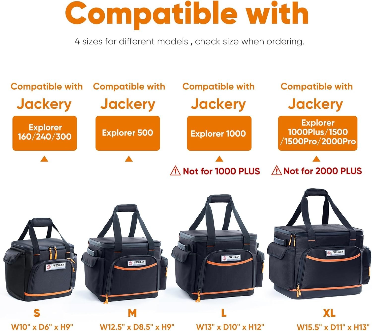 Jackery Explorer 1000 Storage Case – Waterproof Bag