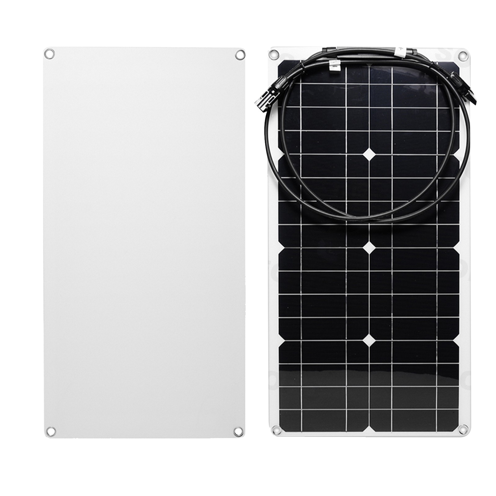 4 x 40W High-Efficiency PV Panels + 30A-100A Intelligent Controller for RV/Home