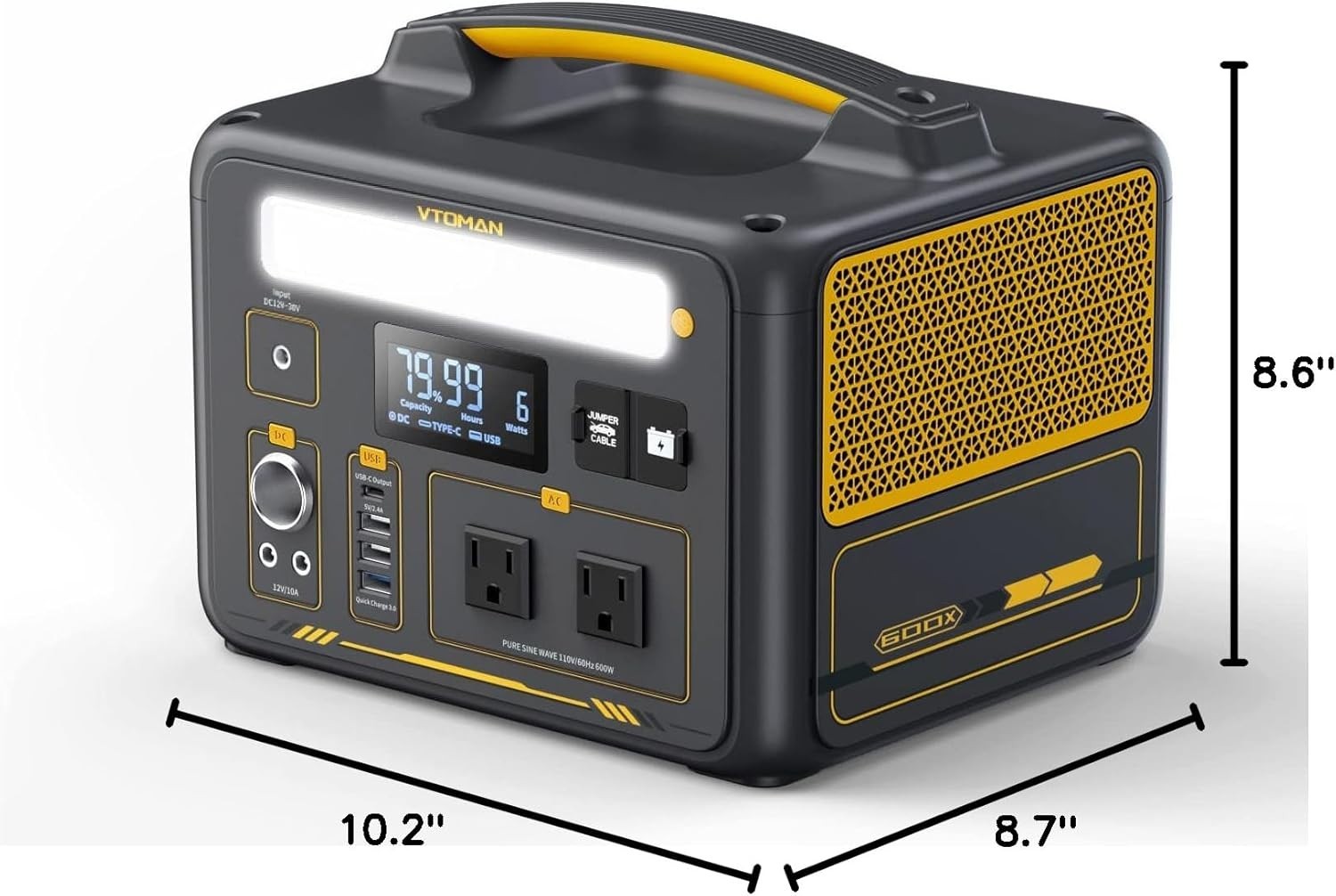 Jump 600X Portable Power Station 600W, 299Wh Battery