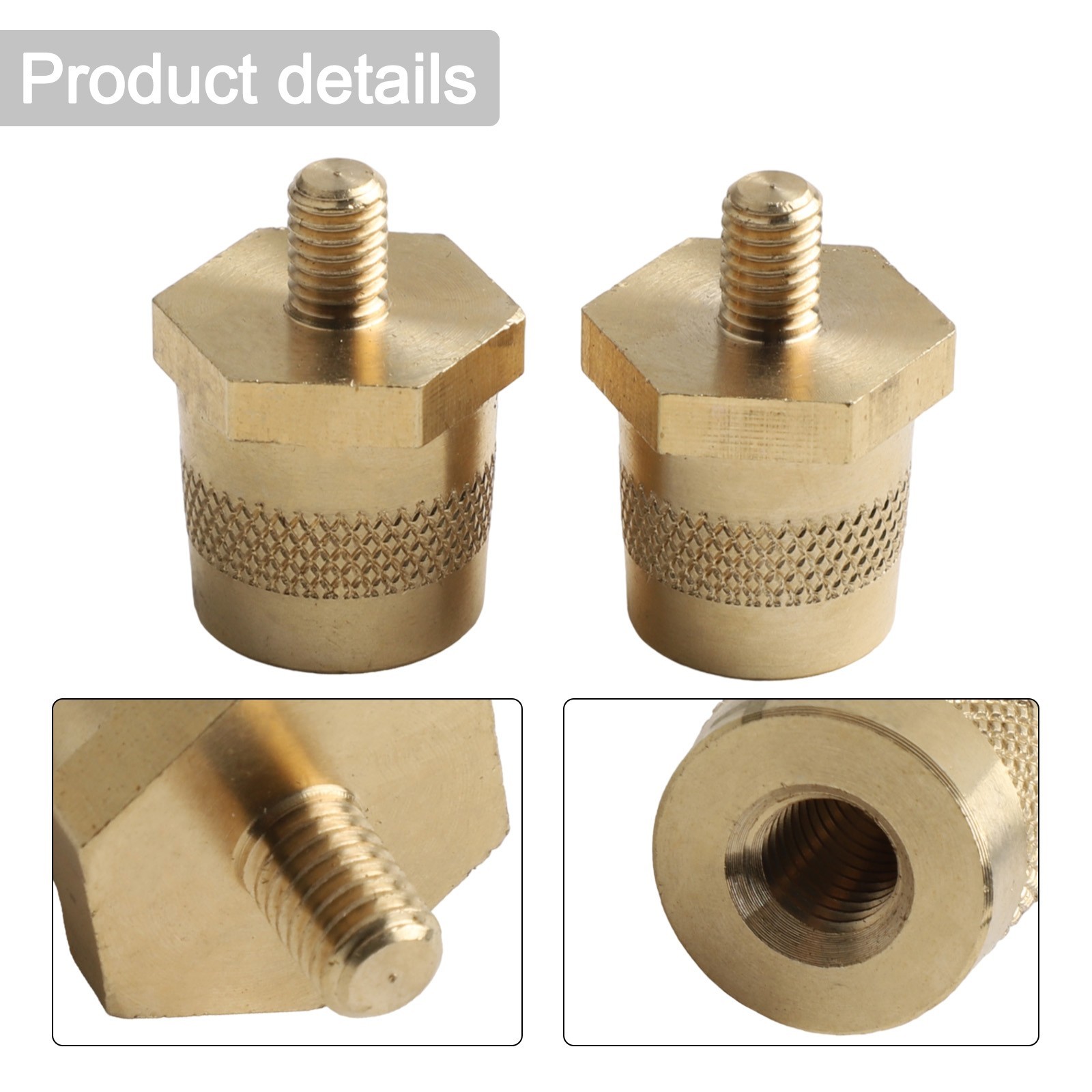 Adequate Electrical Connectivity with Reliable Brass Adapter Set (M6/M8)