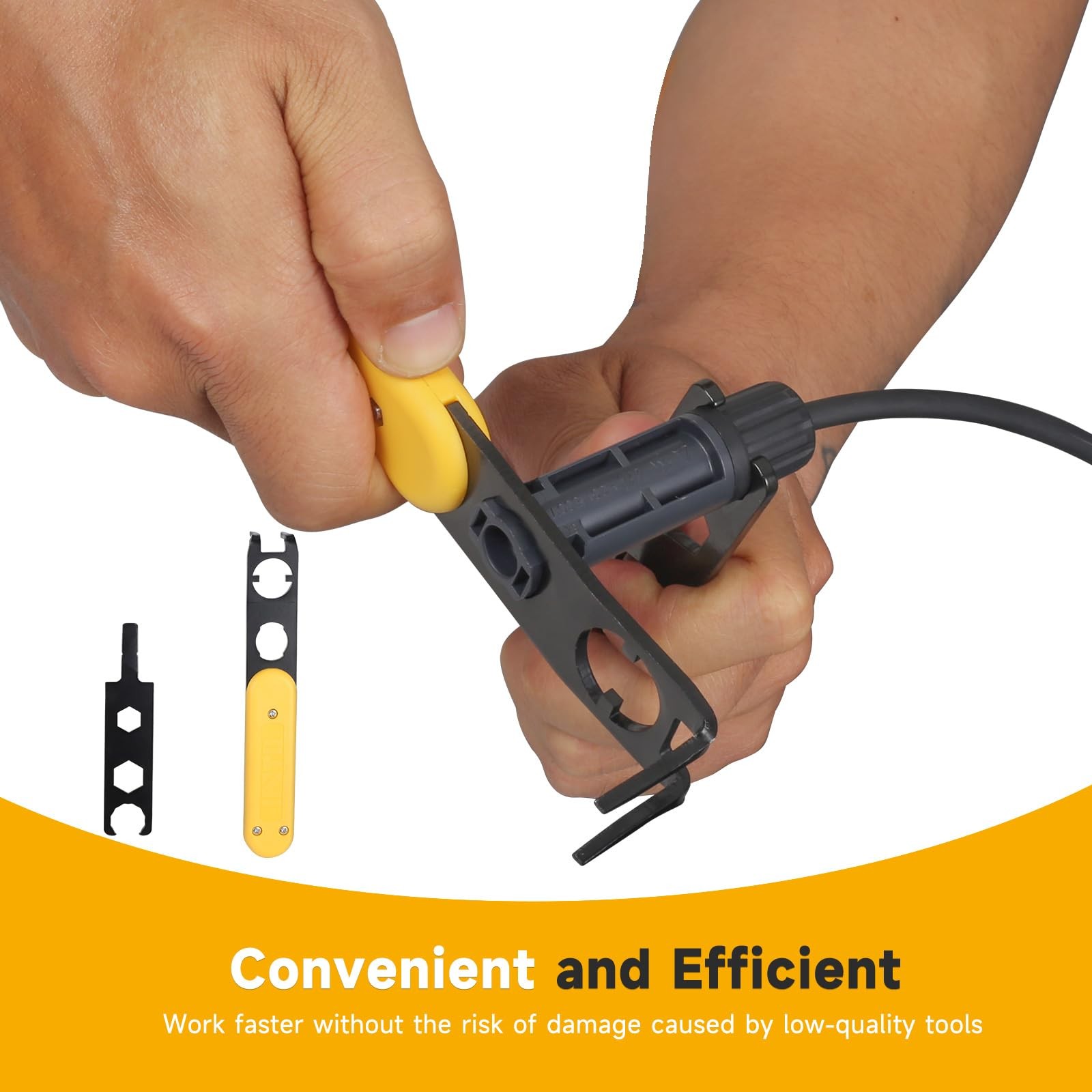 MC4 Disconnect Tool Universal Metal 6-in-1 Wrench for Assembly and Disassembly