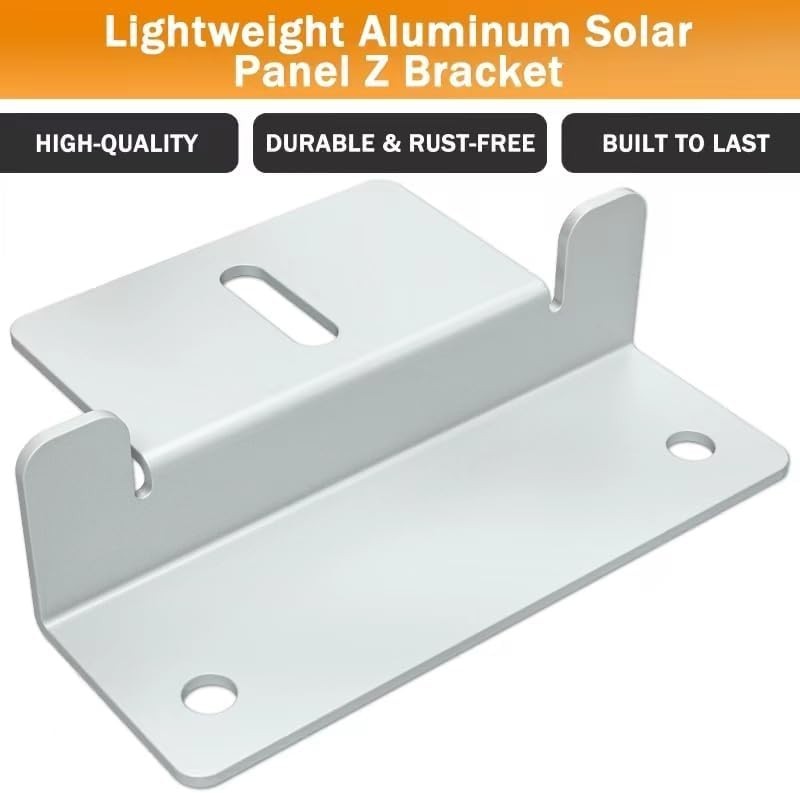 For Solar Panel Z Bracket 16PCS Mounting Mounts Set Bracket RV Boat Roof Wall