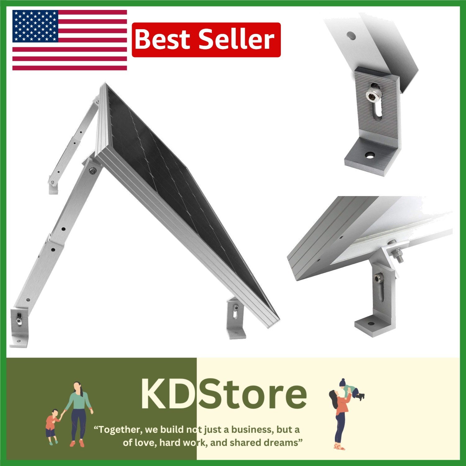 Ultra-Lightweight Solar Panel Adjustable Mounting Bracket – Maximum Efficiency