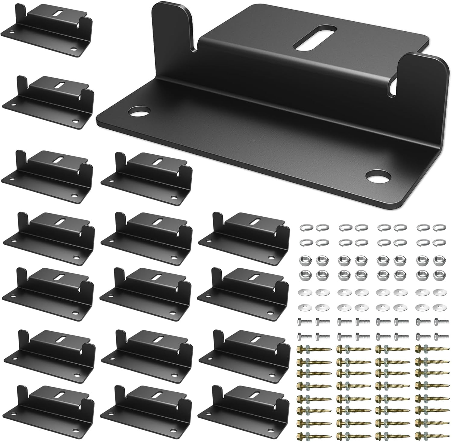 16 PCS Solar Panel Mounting Z Brackets,Lightweight Aluminum Solar Panel Mounting