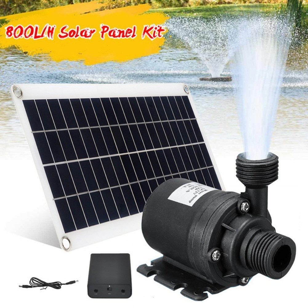 Solar Water Pump 800L/H Flow Polycrystalline Silicon Panel Long Service Life