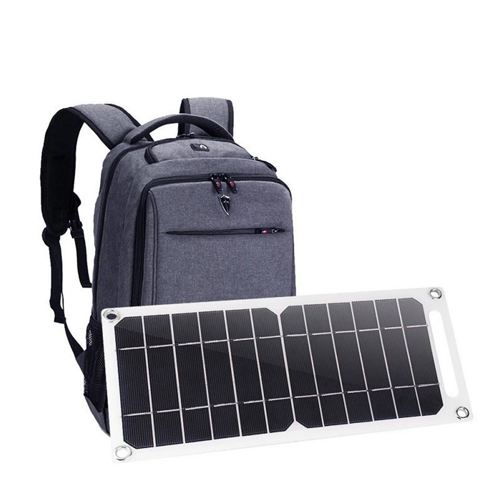 Portable Solar Charger 2W 6W 5V Monocrystalline Panel for Backpack USB Power