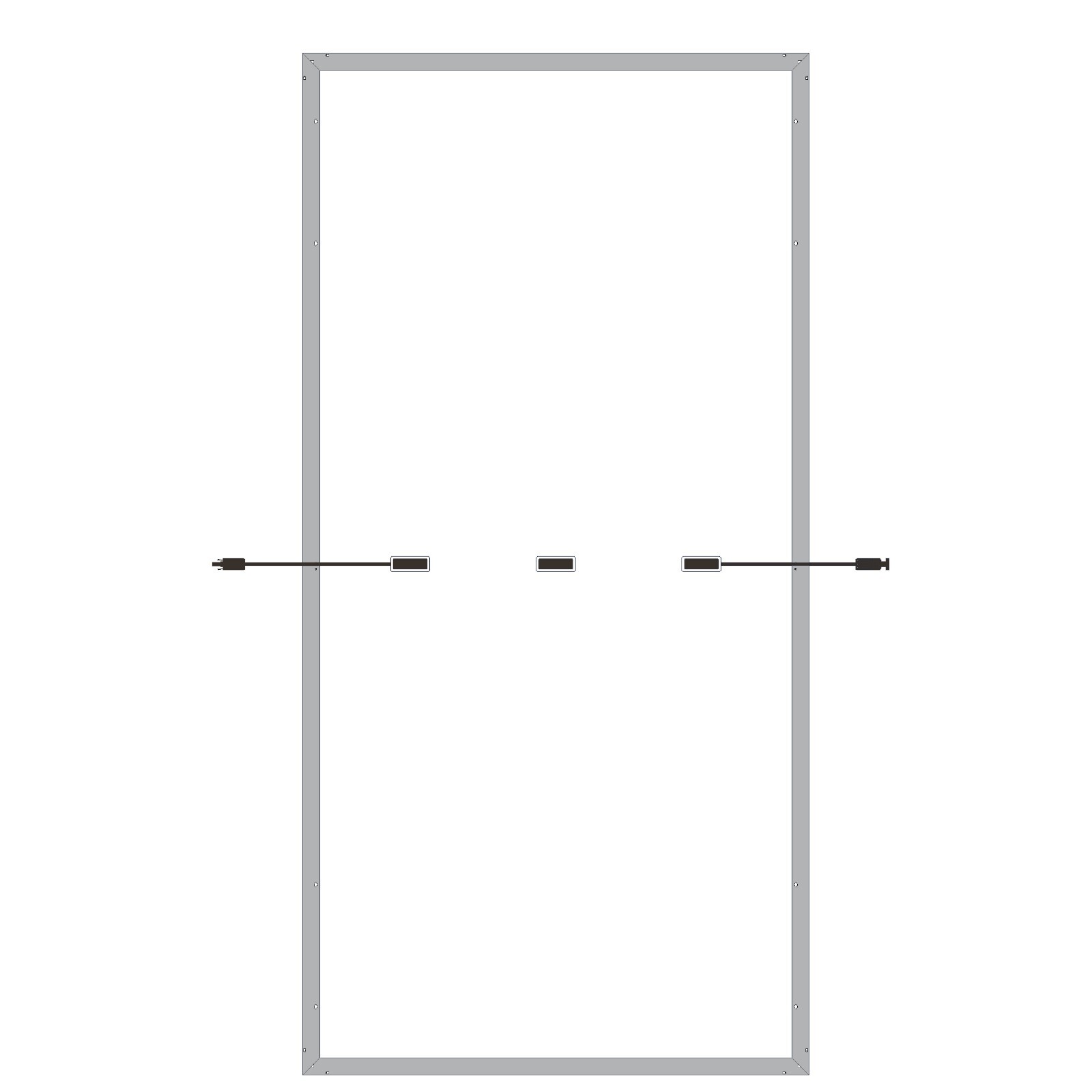36x PV Module Tidesolar 450 WP Photovoltaic Alu Frame PV Solar System