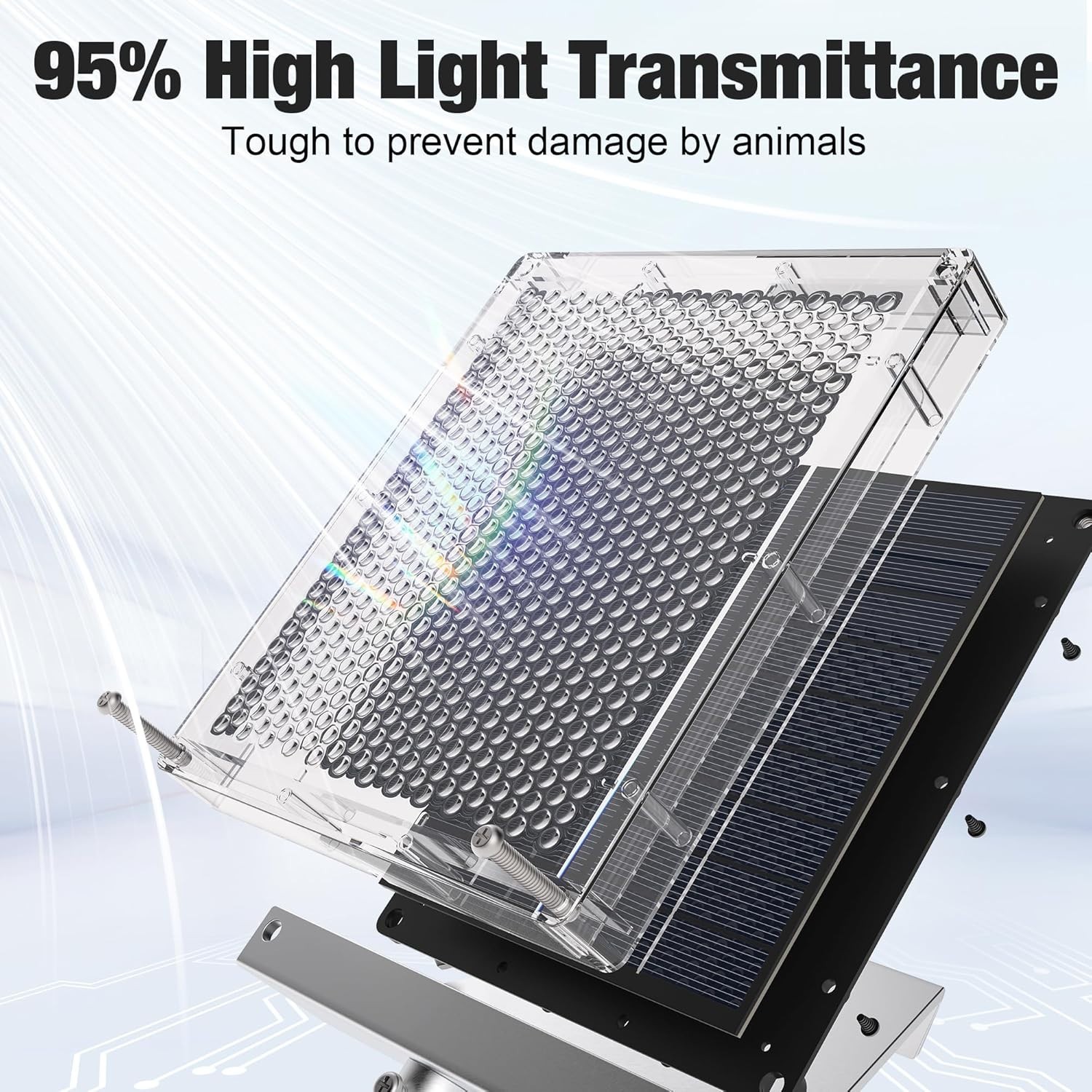 6V Solar Panel Battery Charger for Deer Feeder, 1.7W Waterproof Solar Panel w…