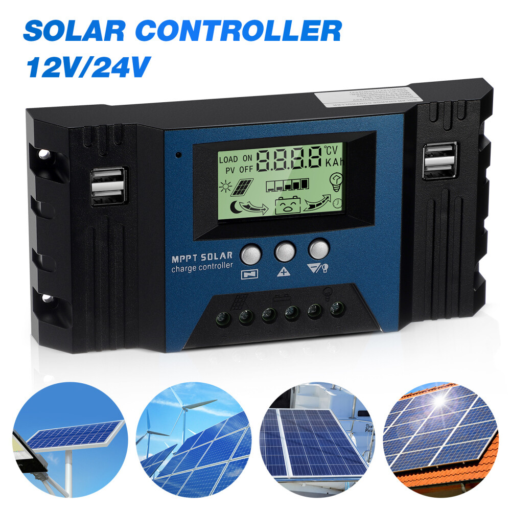 1 Set 30A High Efficiency Solar Charge Controller Solar Regulator Controller