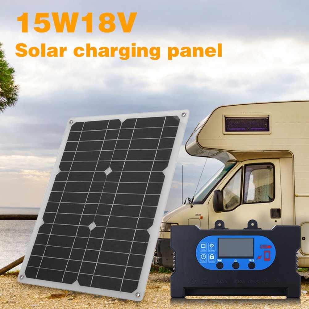 Lightweight 15W Solar Power Bank Perfect for All For Outdoor Activities