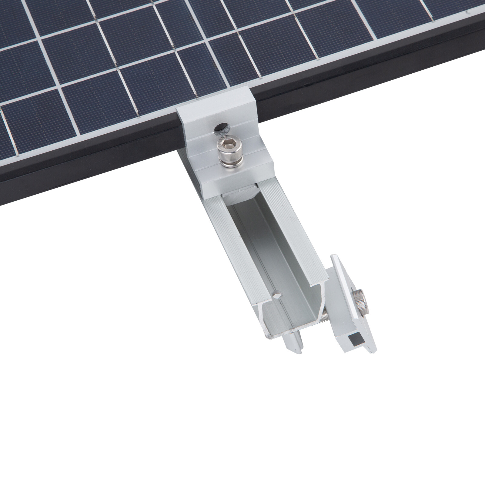 Solar Panel Mounting Bracket Rails Fixing PV End/Mid Clamp For RV Boat 30mm/35mm