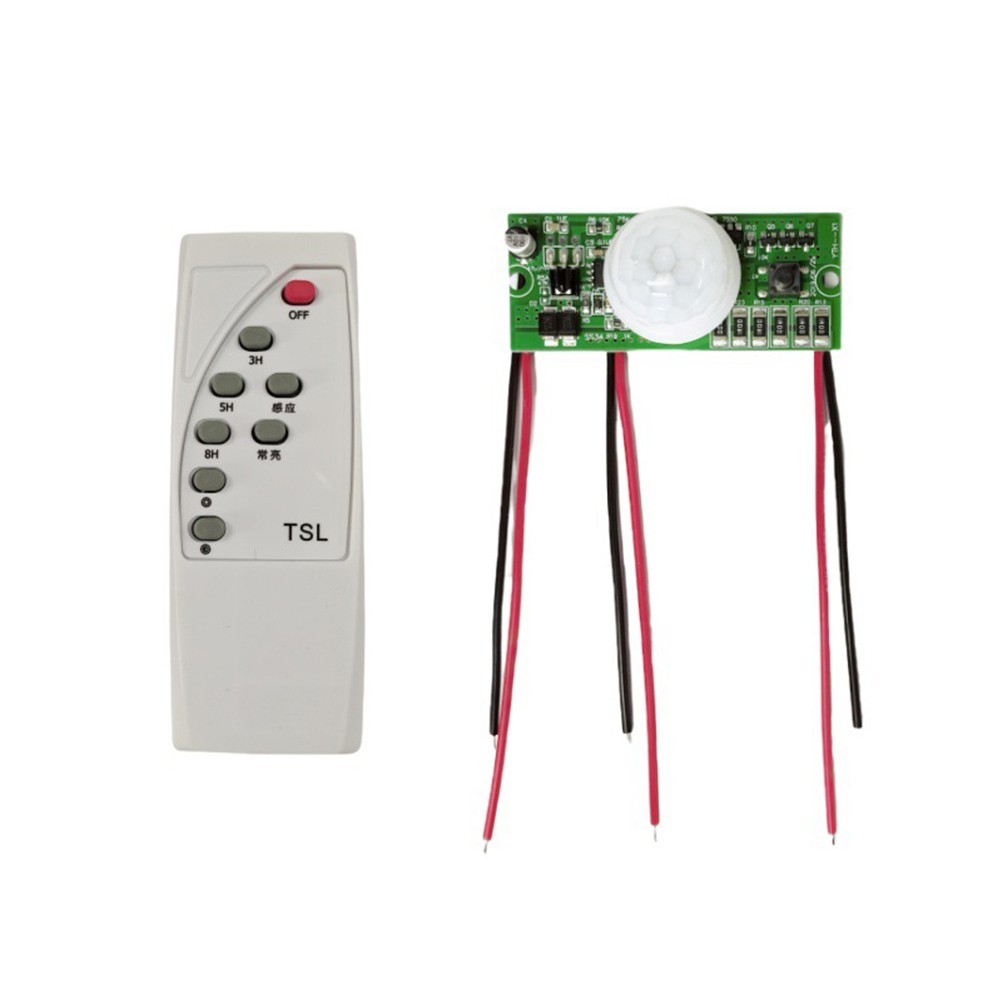 Solar Light Circuit Board with Human Body Induction and Remote 3 2V 3 7V