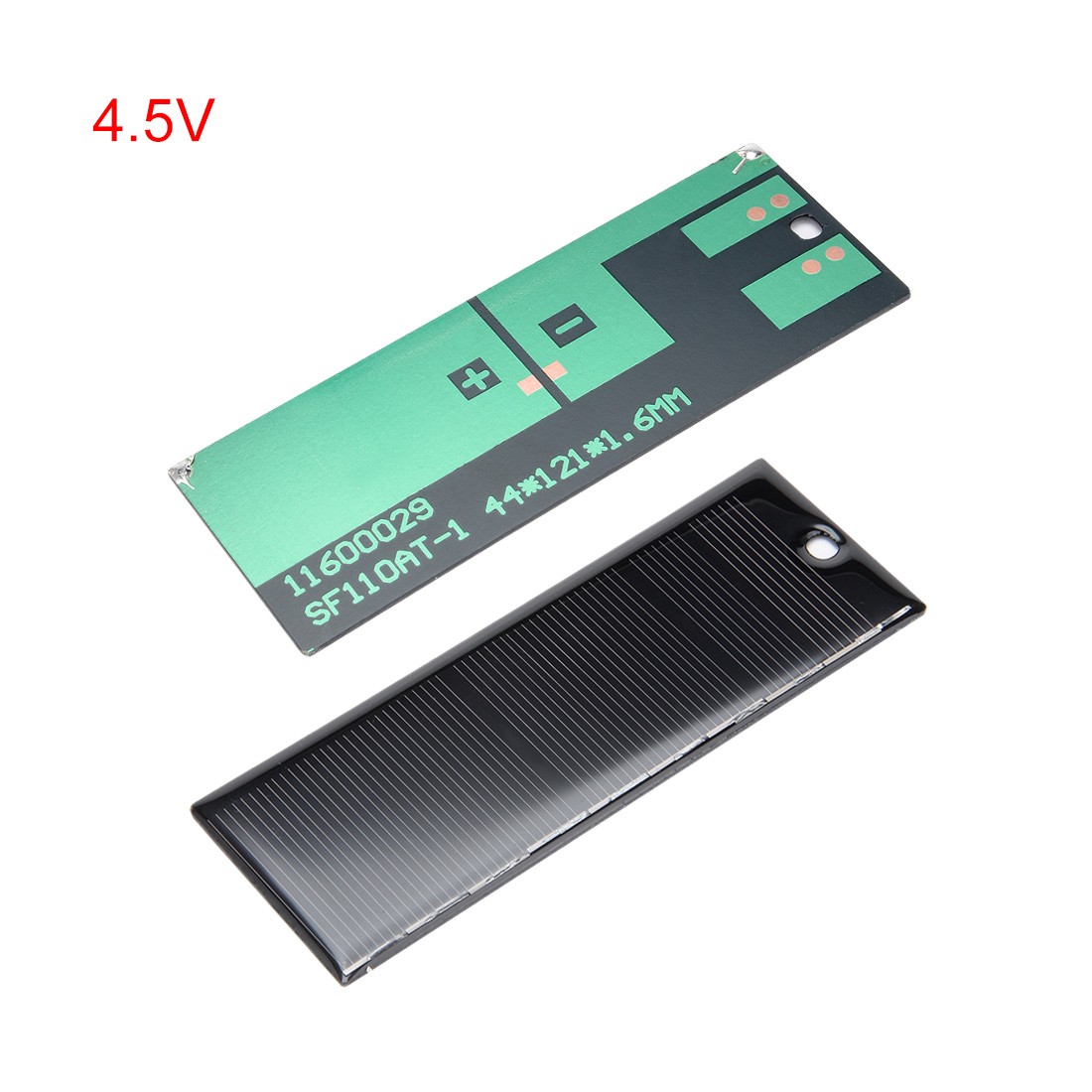 5Pcs 4.5V 130mA Poly Mini Solar Cell Panel Module DIY 44mm x 121mm