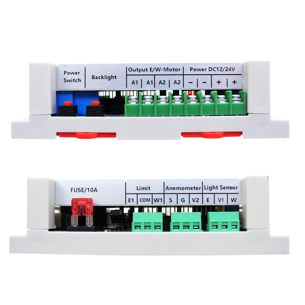 LCD Single/Dual Axis Solar Panel Track Tracker Controller + Wind Speed Sensor DO