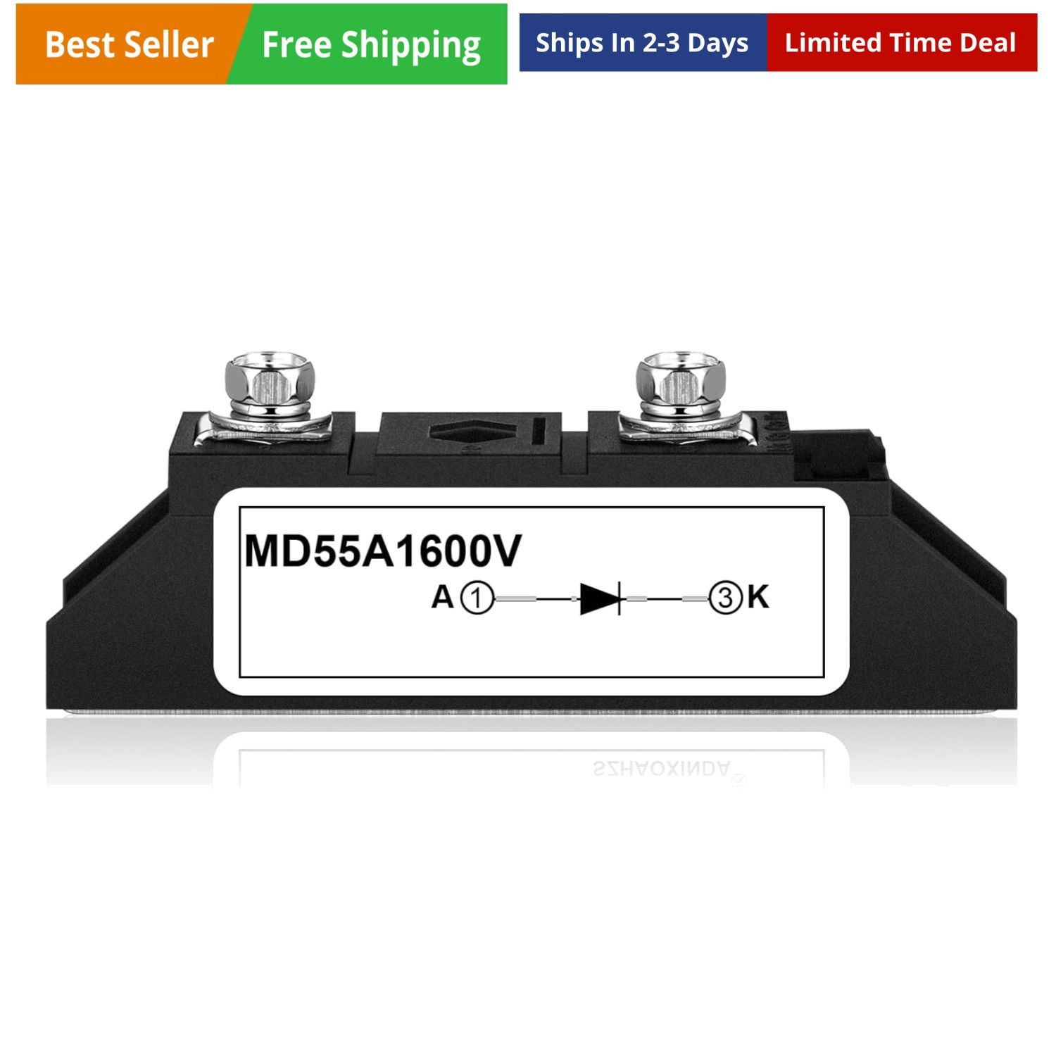 MD 55A 50Amp-16 Solar Diode, DC Blocking Unidirectional in-line Anti Reverse …
