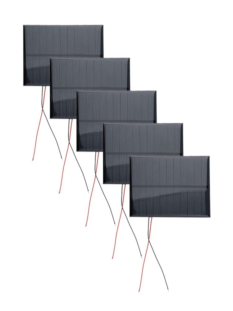 5PCS Solar Cells with Wire for DIY Applications and Renewable Energy Projects