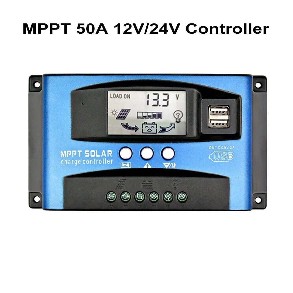 Auto Tracking For MPPT Solar Controller 12/24V with User Friendly LCD Display