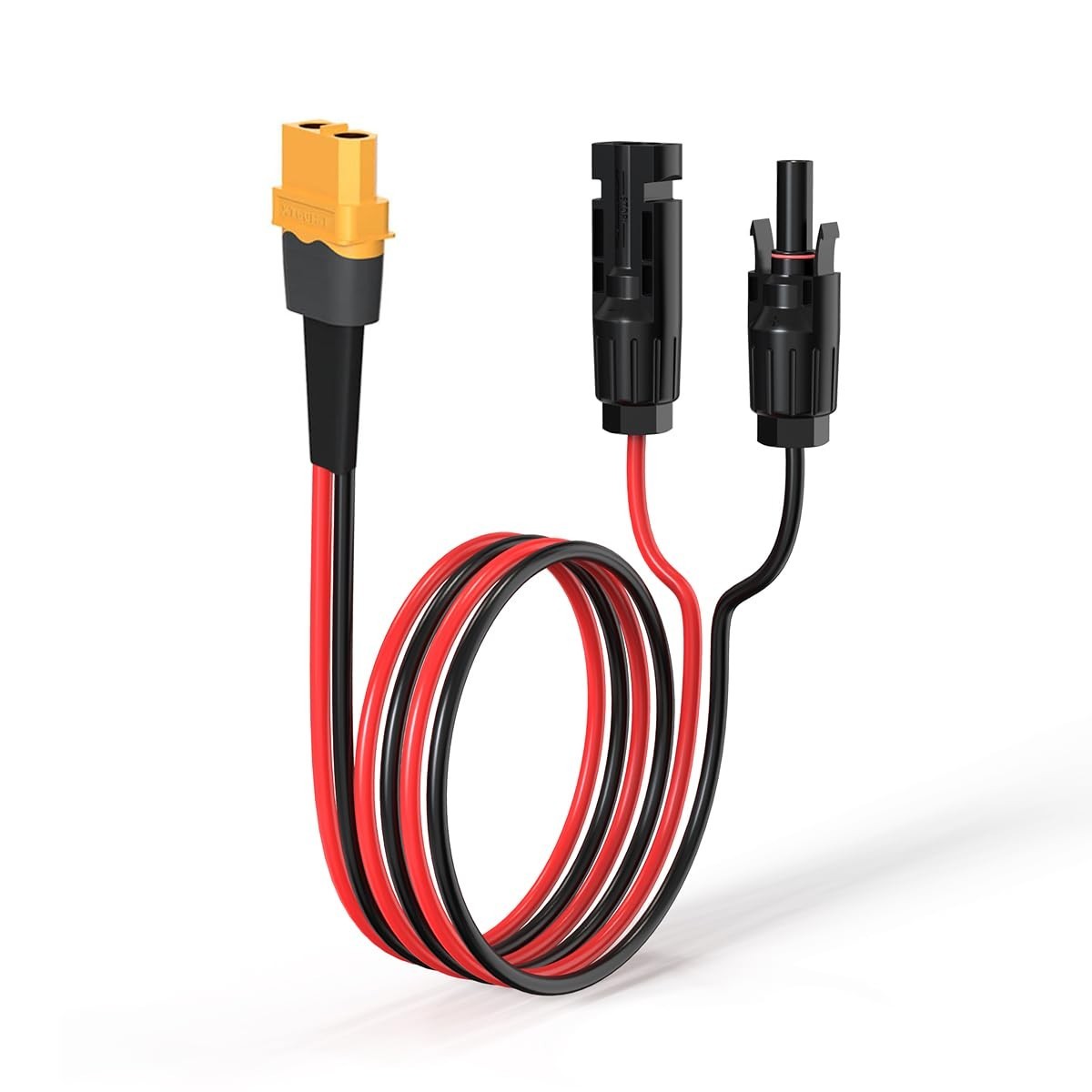 6FT XT60 Solar Extension Cable, 12AWG Connector for Solar Panels & Power Station