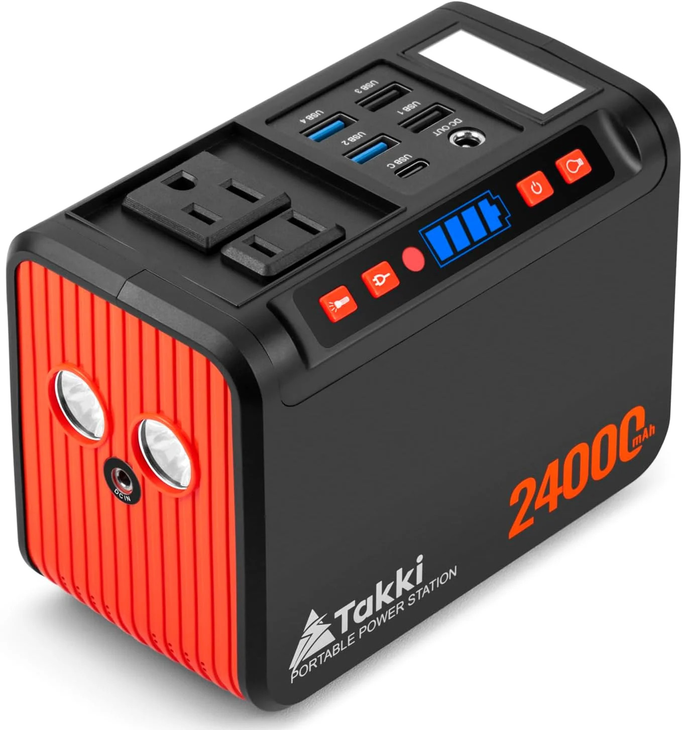 Takki 88.8Wh Portable Power Station Lithium Battery Small Generator Power Bank w