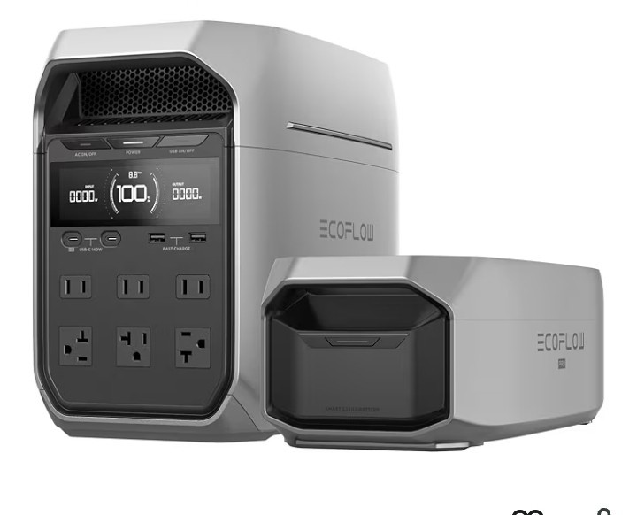 ECOFLOW Portable Power Station DELTA 3 Plus Smart Extra Battery WE SHIP OVERSEAS
