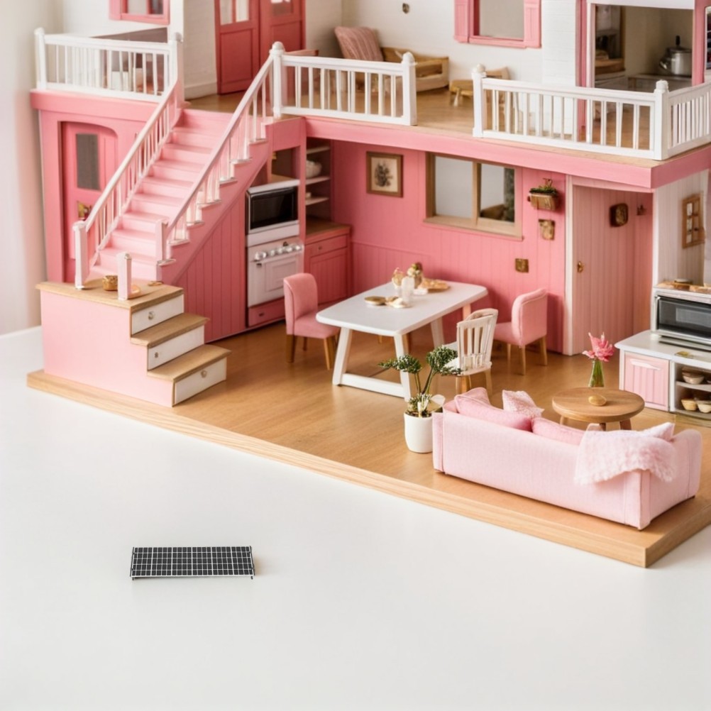 Mini Solar Model Panel Small Village Panels Diorama Renewable Energy Accessory