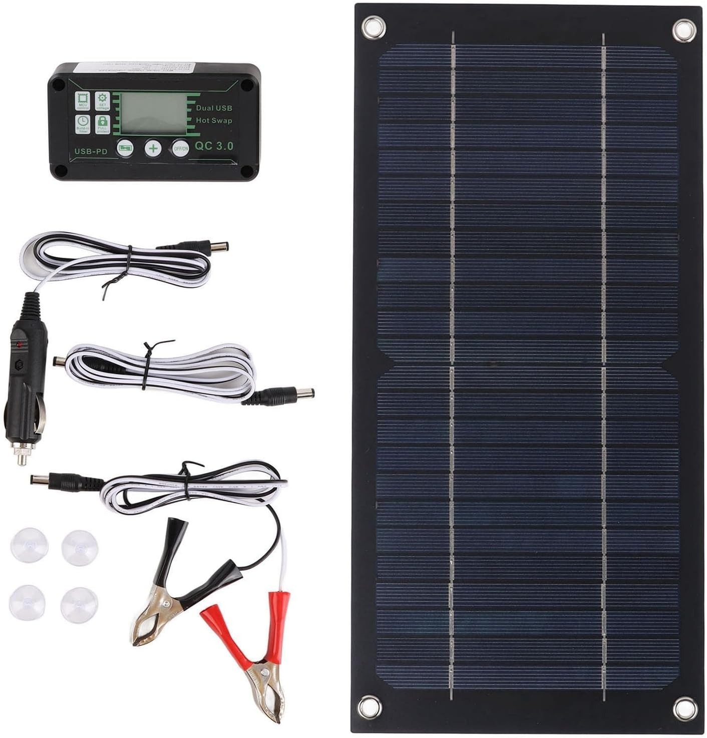 High-Efficiency 600W Solar Panel Charger with 100A Controller for Adventure