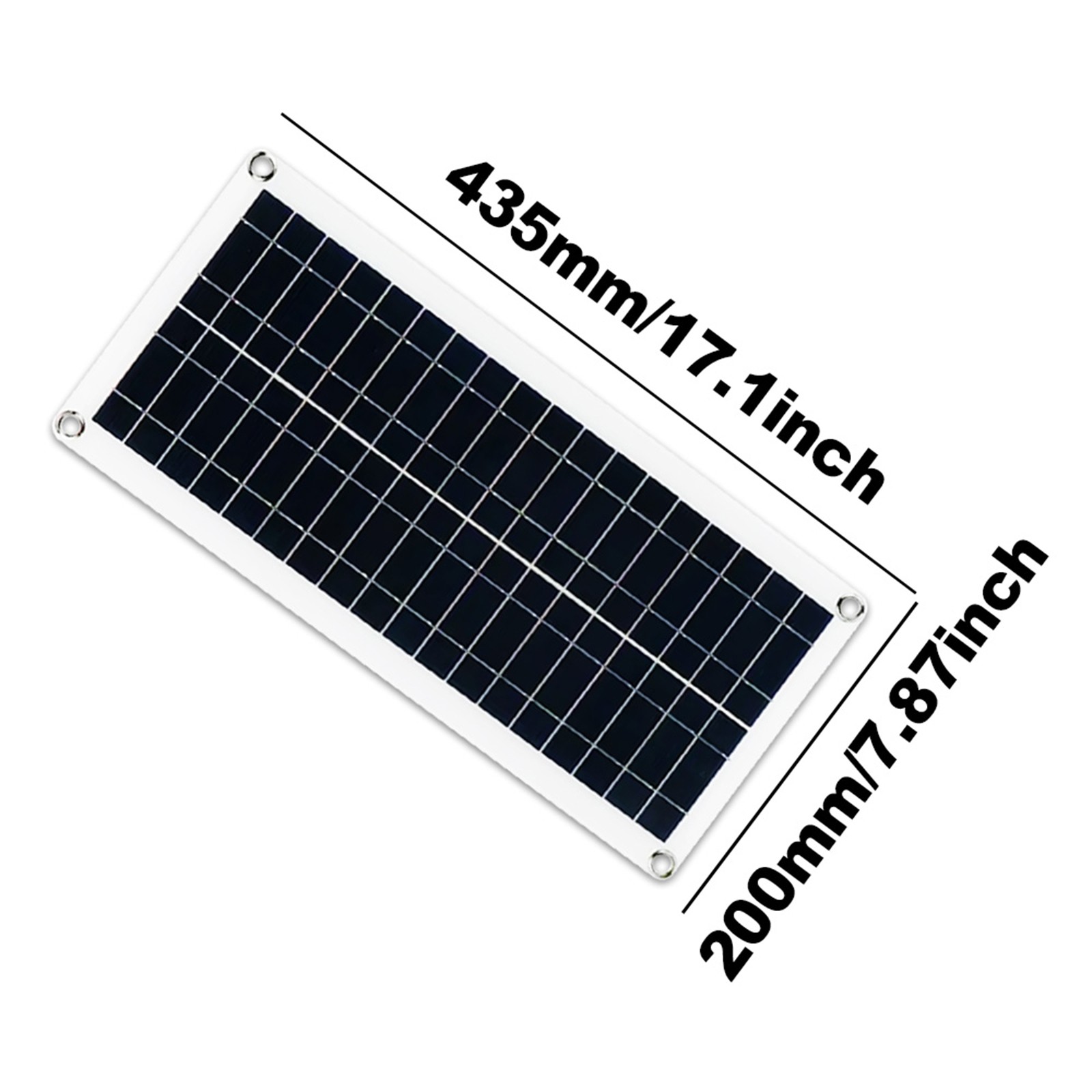 800W 4 x 200W PV Panel Kit – 100A Controller + 2M DC Cord for Home Balcony/RV4n5