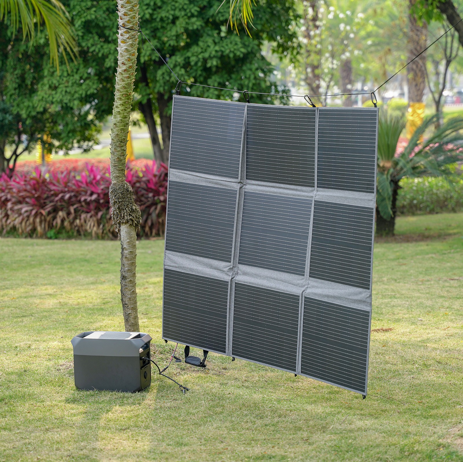 400W Solar Panel Blanket Camping Foldable Solar Panel for 1024Wh Power Stations