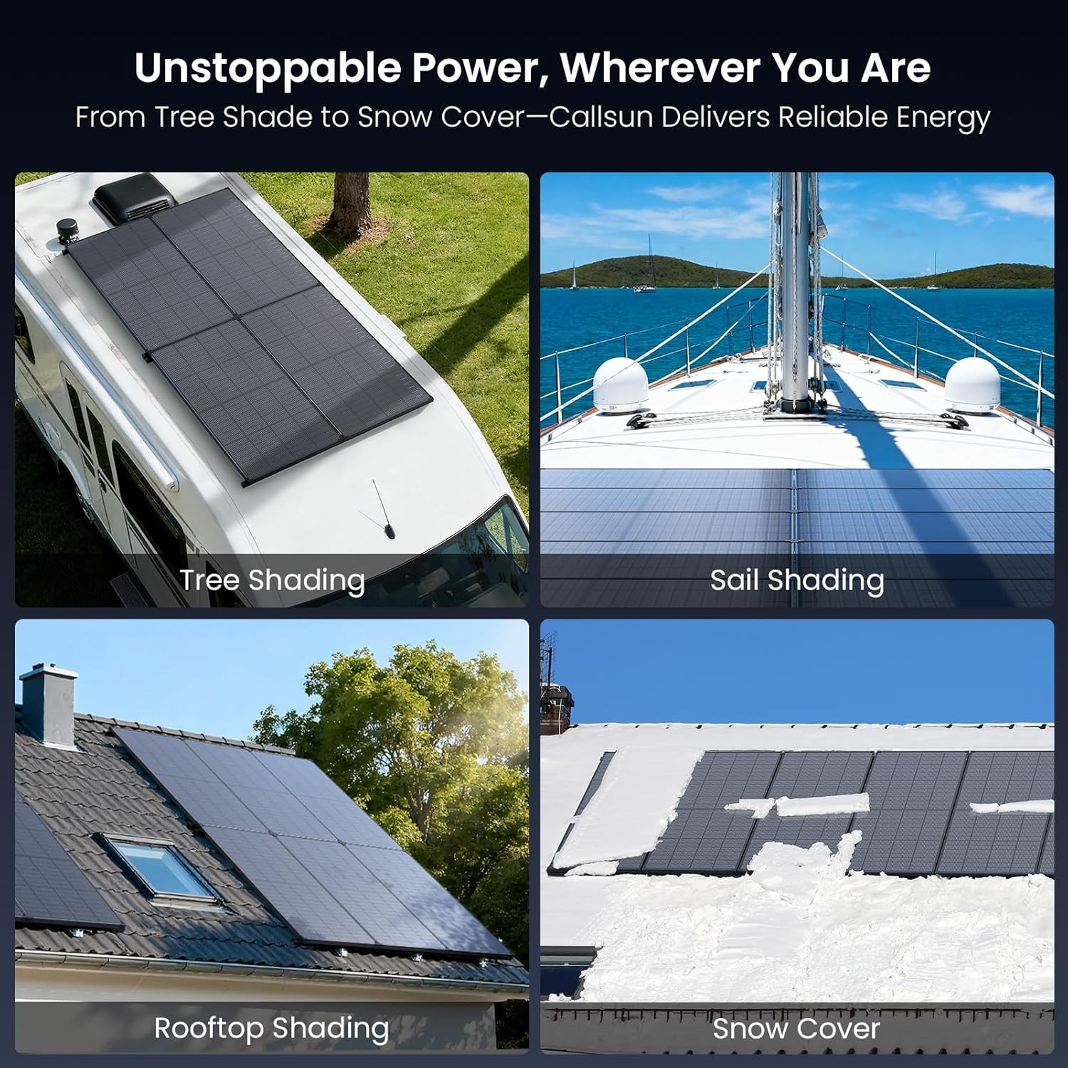 430W Anti-Shading Bifacial Solar Panel, 2PCS 215 Watt N-Type 16BB Monocrystallin