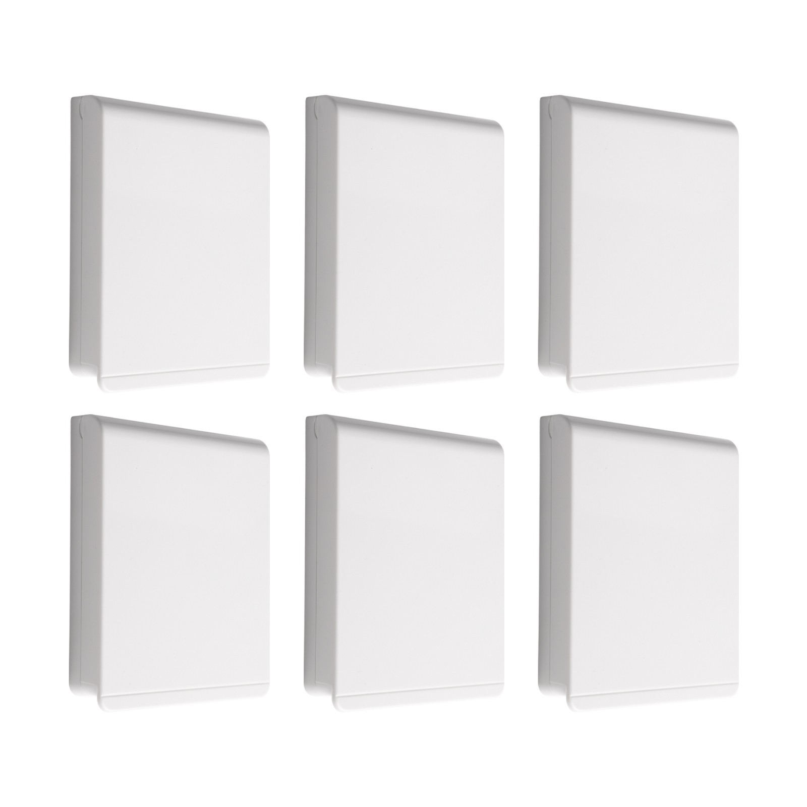 High Performance Waterproof Cover Set for Standard 86 Type Sockets Six Pieces