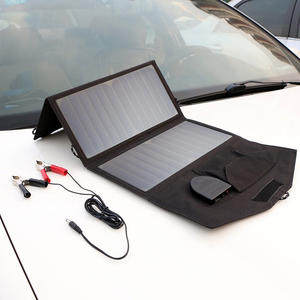 Flexible Foldable Solar Panel 5V 18V Solar Battery Charger 21W Phone Charger