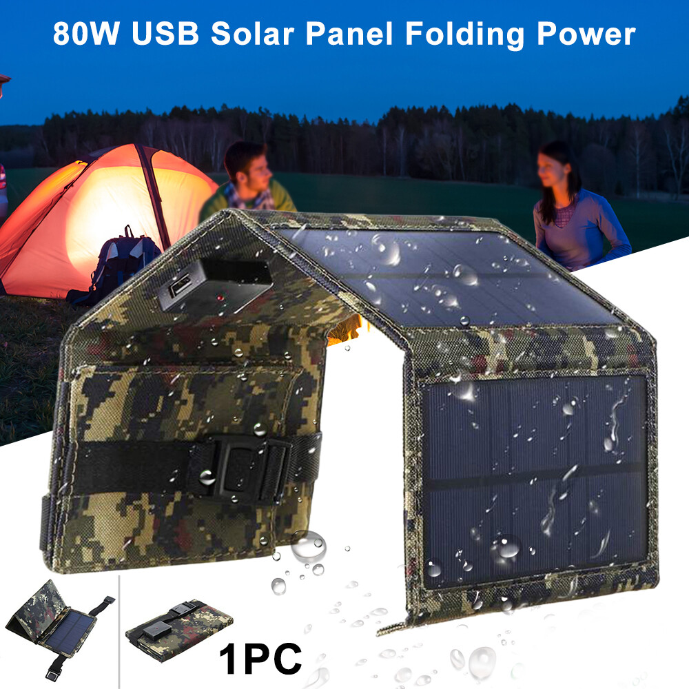 Solar Panel Charger – Weatherproof, RV Travel & Outdoor Gear Energy Supply