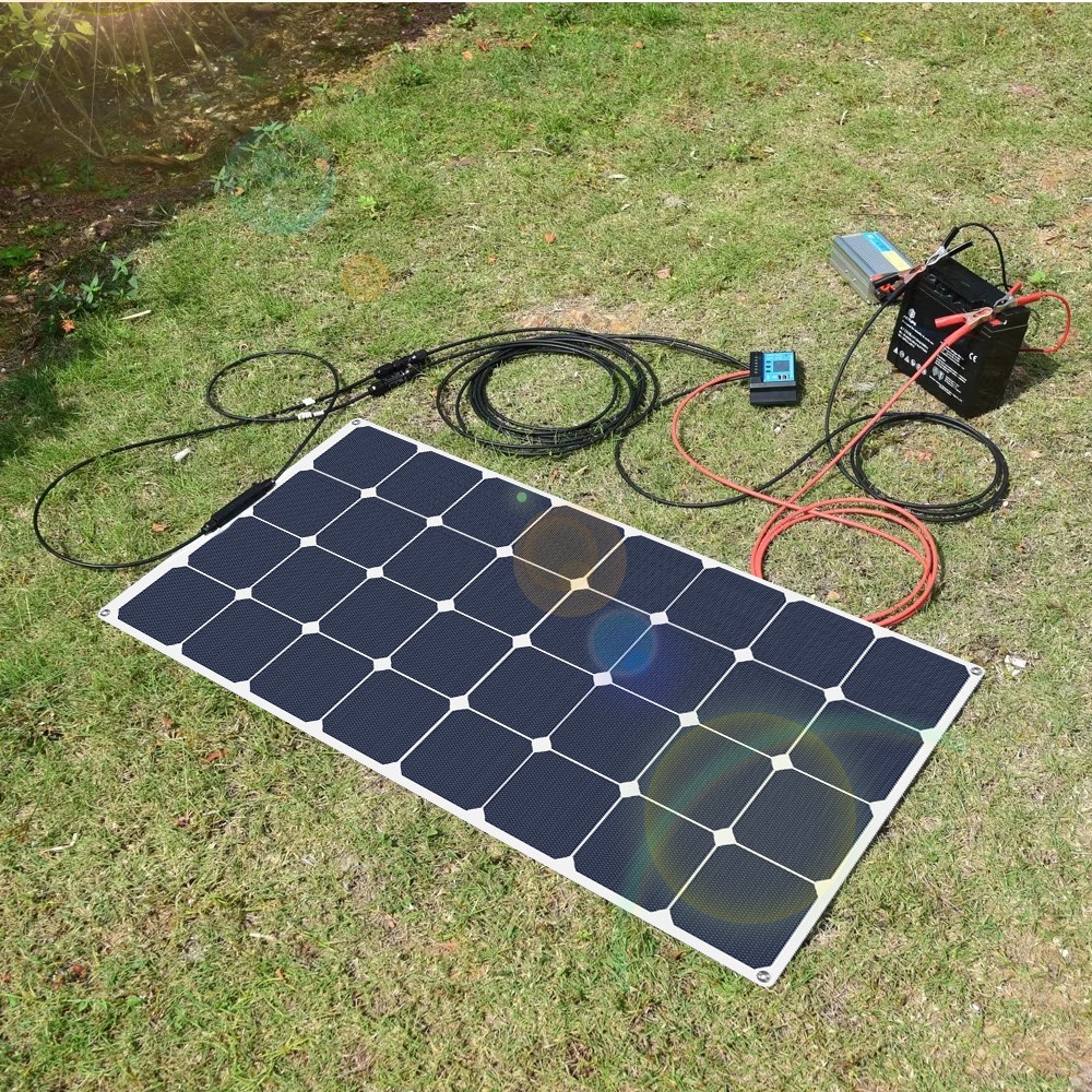 400W 800W Flexible Solar Panel Mono 12V Portable for Camping Home RV Boat Marine