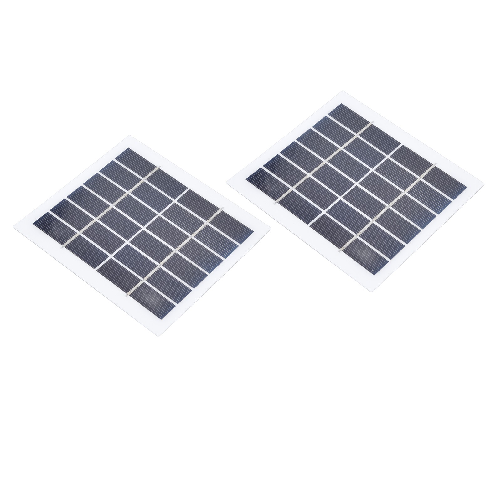 2 Pcs Monocrystalline Solar Plate Lightweight For Indoor And Outdoor Use