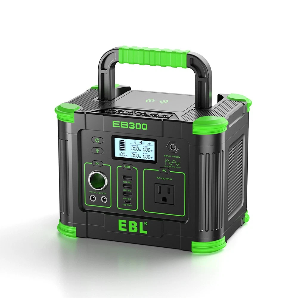 330W 288.6WH Power Station Portable Solar Charger Generator Supply Home Camping