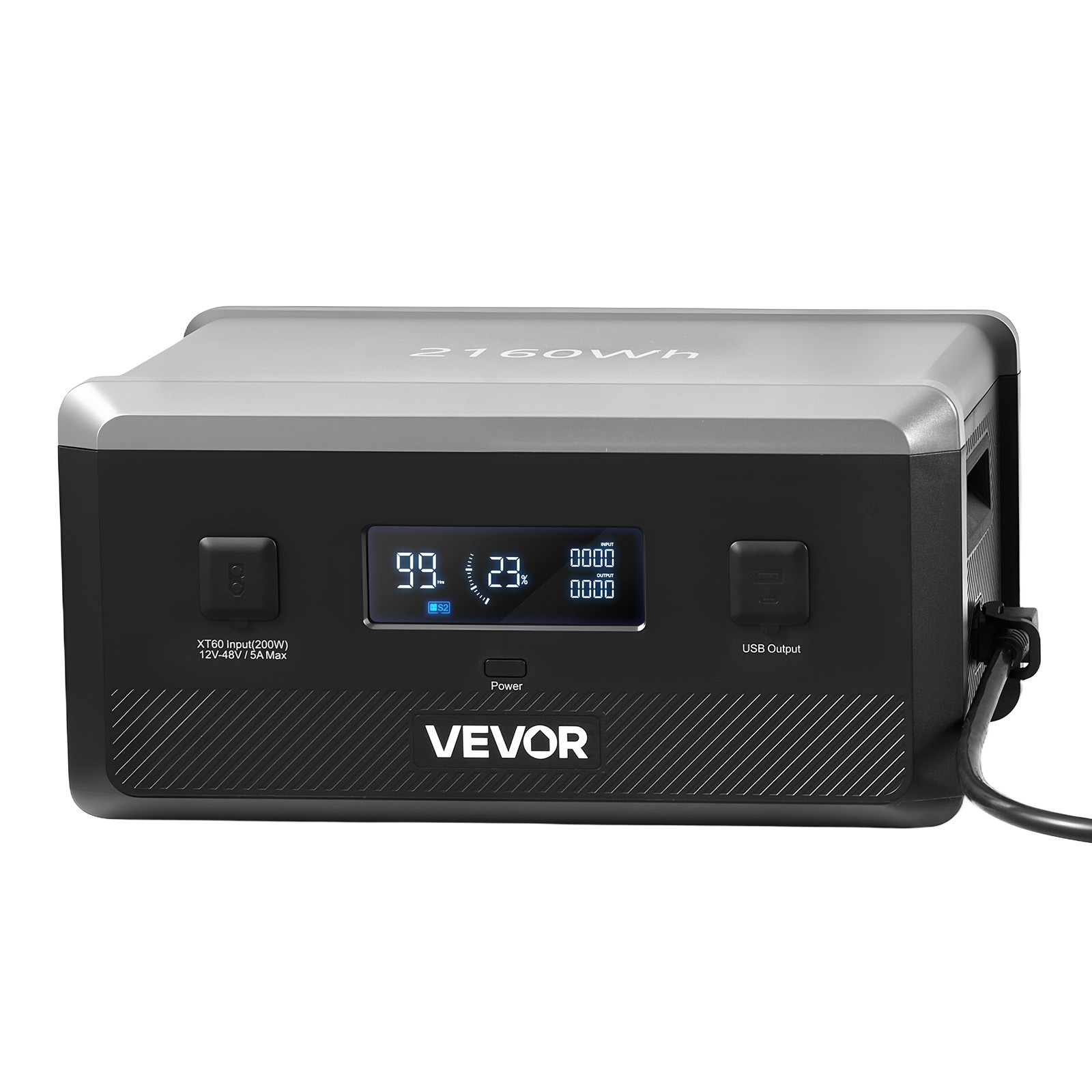 VEVOR Extra Battery for Portable Power Station 2160Wh LiFePO4 Expansion Battery