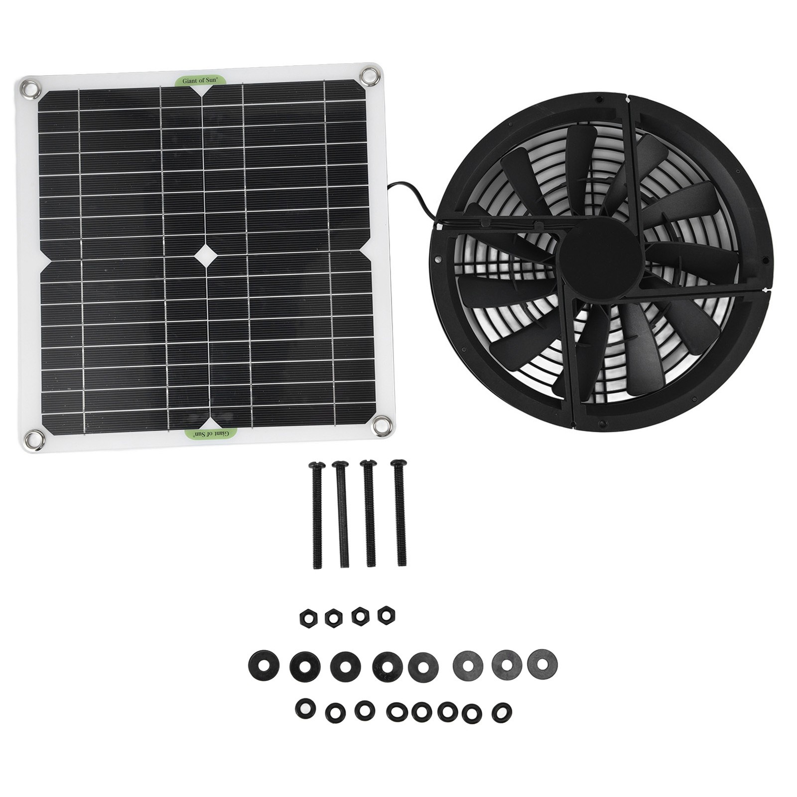 Weatherproof Solar Exhaust Fan Ventilation Fan for Outdoor Small Livestock House