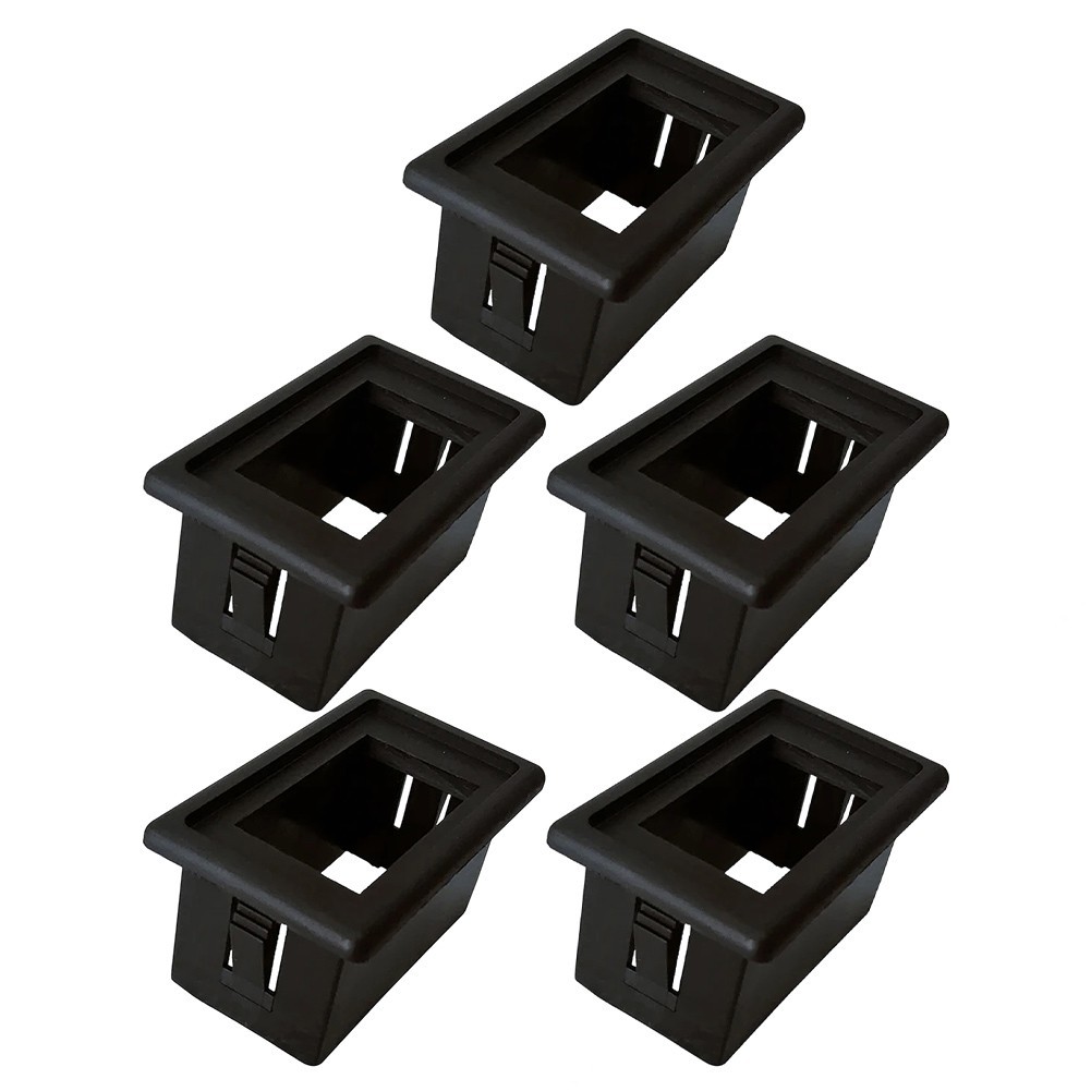 Rocker Switch Housing Set of 5 ABS Suitable for Cars SUVs Trucks Boats